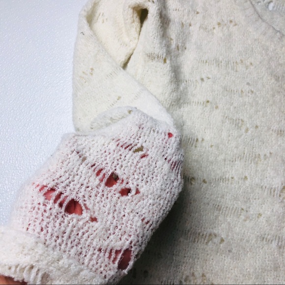 Free People Eye On You Pullover Distressed Sweater - Picture 7 of 11